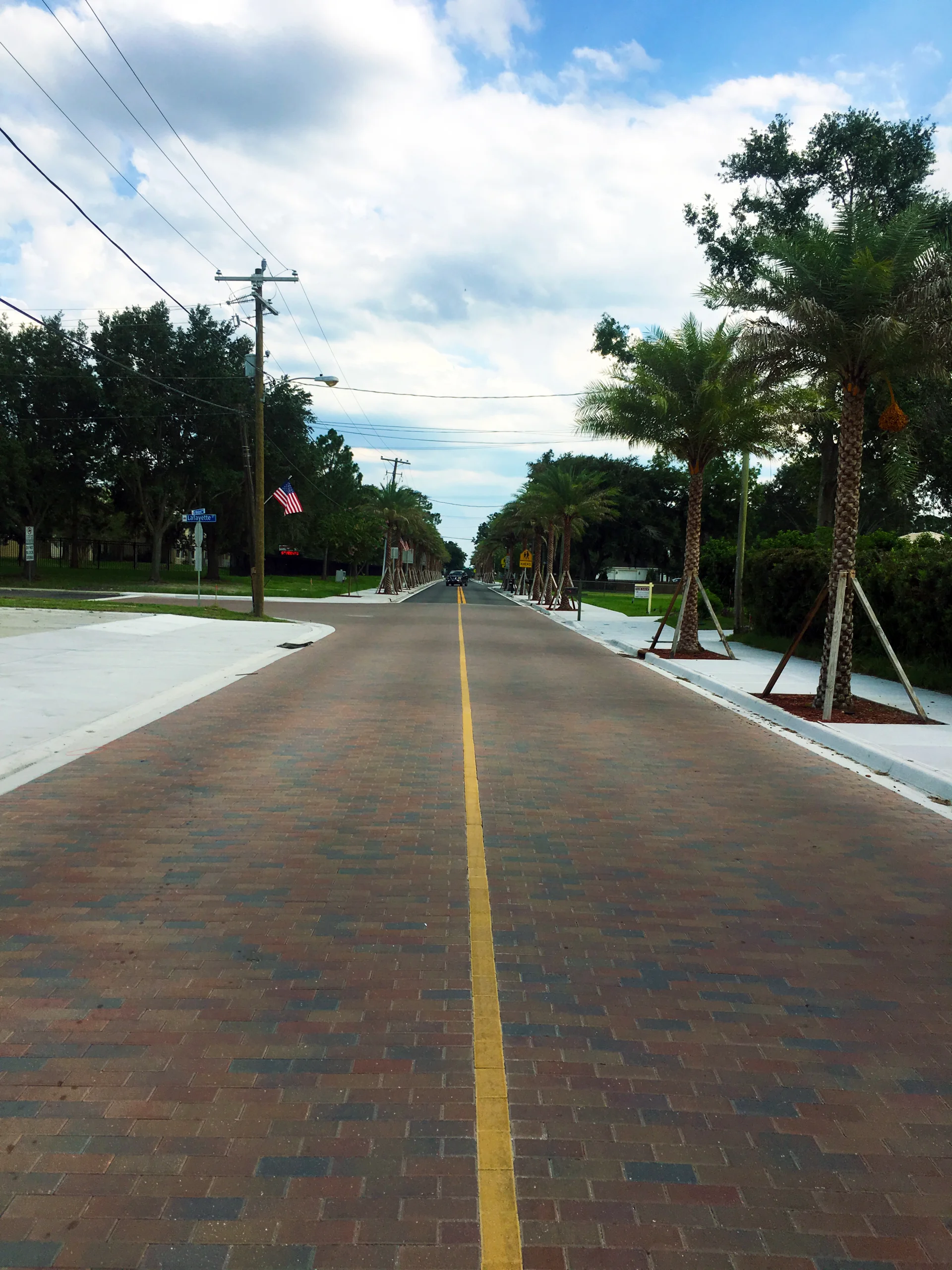 two-way brick road